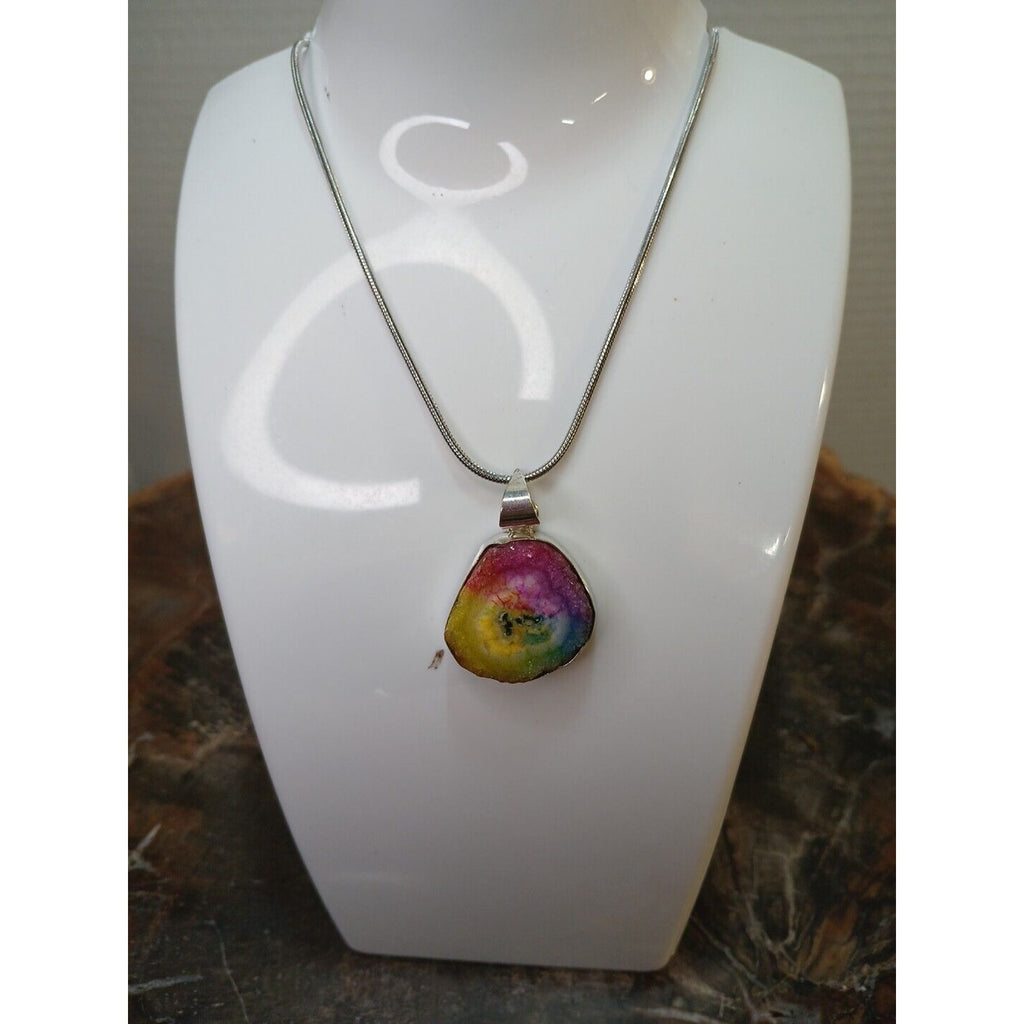 Druzy Necklace by CrystalCloudCompany