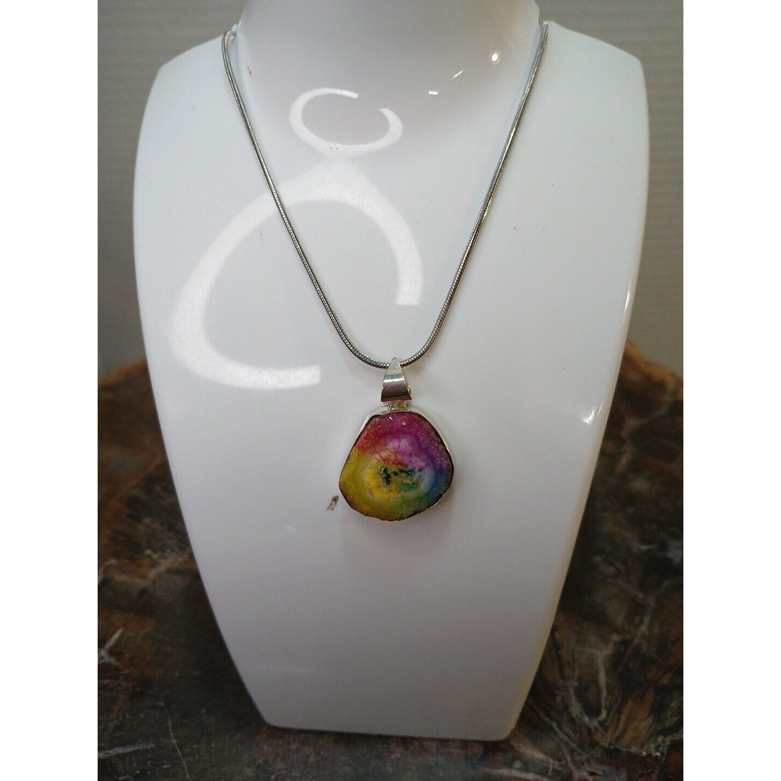 Druzy Necklace by CrystalCloudCompany
