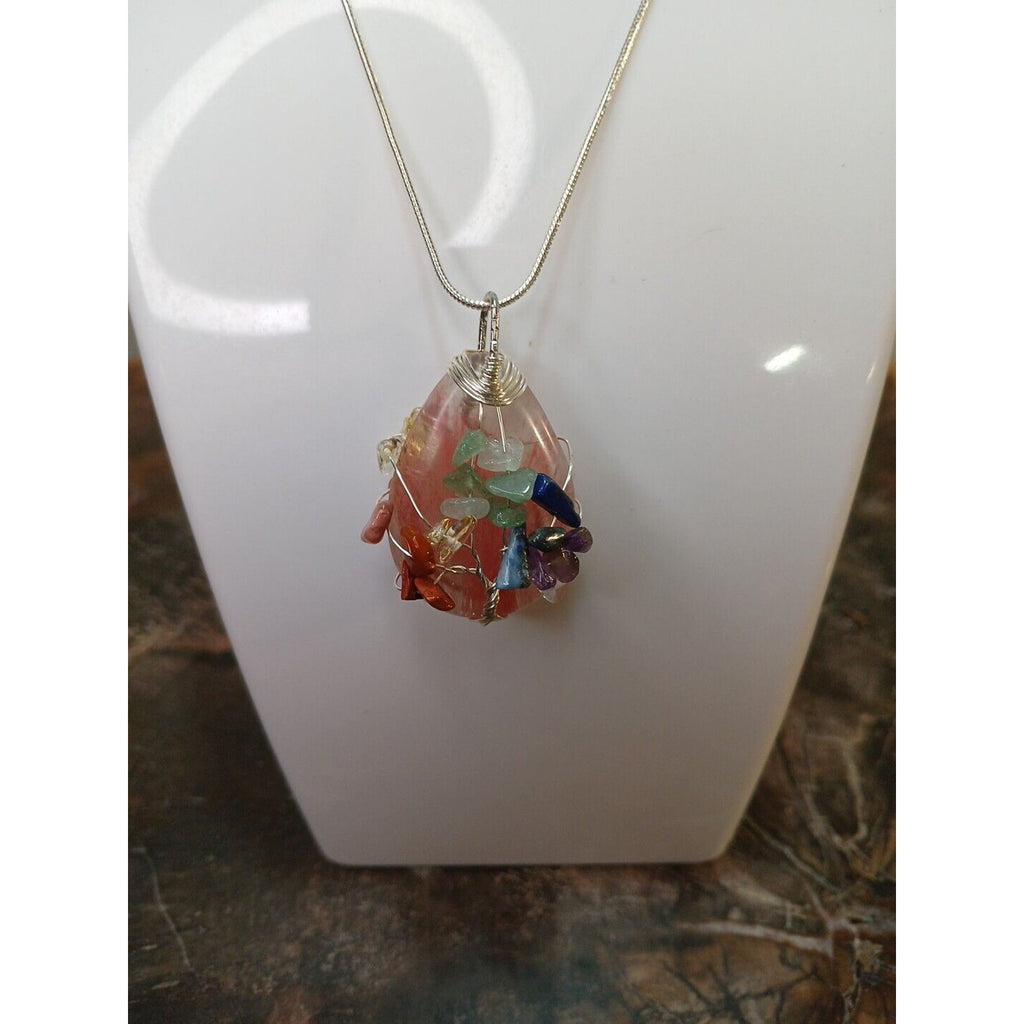 Natural Crystal Necklace by CrystalCloudCompany