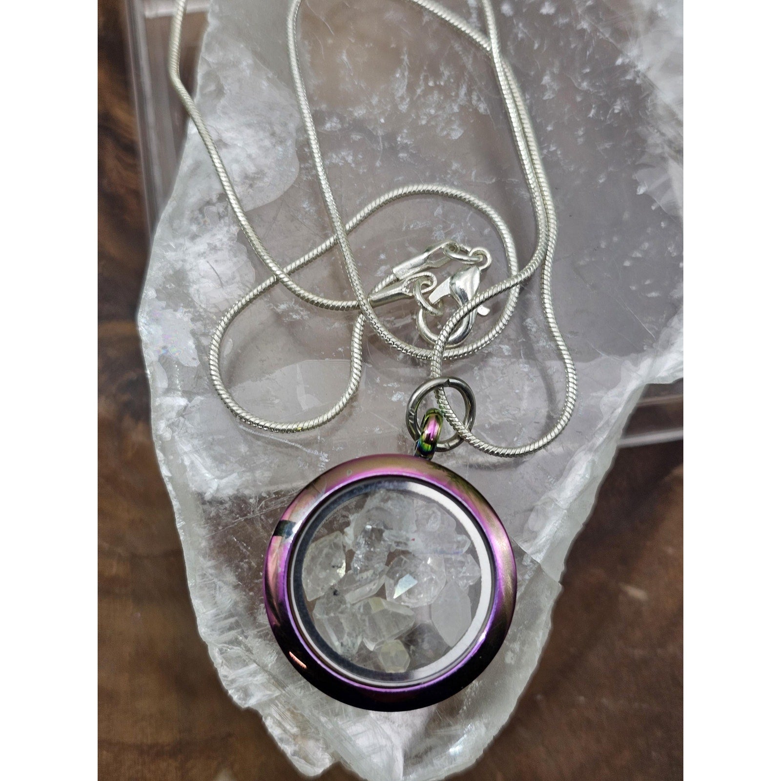 Herkimer Diamond Pendant by CrystalCloud Company