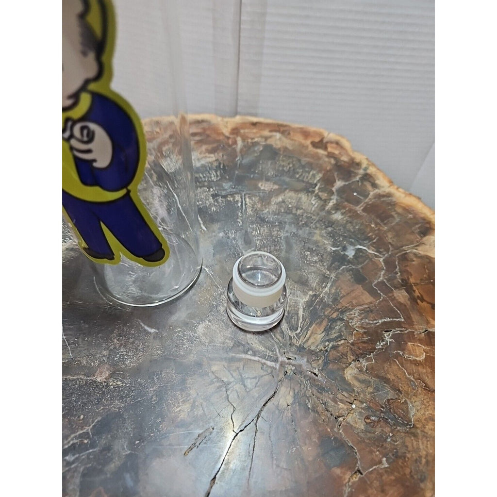 18oz Leak Proof Borosilicate glass bottle with caps BPA Free W/Fallout Boy Logo by CrystalCloud Company