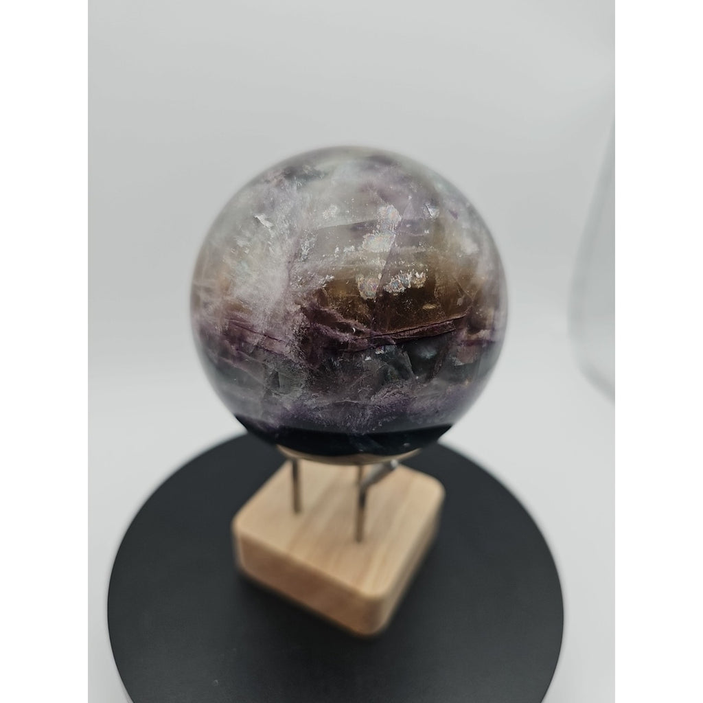 1.5LB Natural Colorful Fluorite Ball Quartz Crystal Energy Sphere crystal by CrystalCloud Company