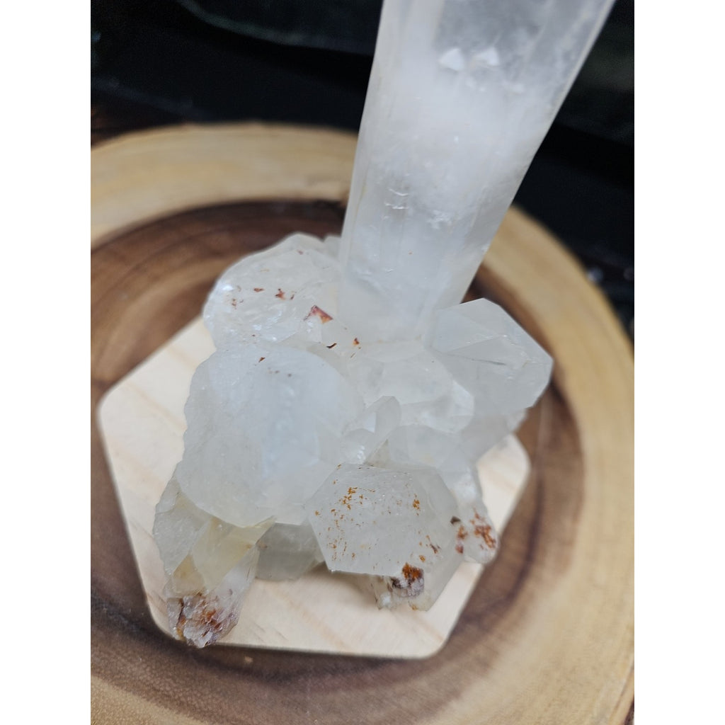 1.28LB Natural Clear White Quartz Crystal Cluster Energy Healing Specimen by CrystalCloud Company