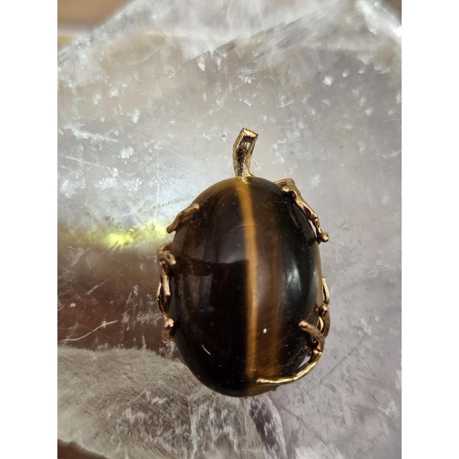 Tigers Eye Pendant by CrystalCloud Company