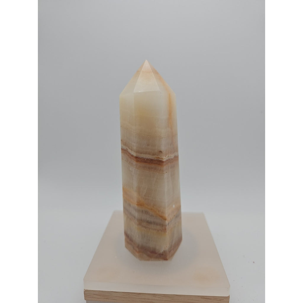 Quartz Crystal Tower 5.5in .90lbs Sandstone by CrystalCloud Company