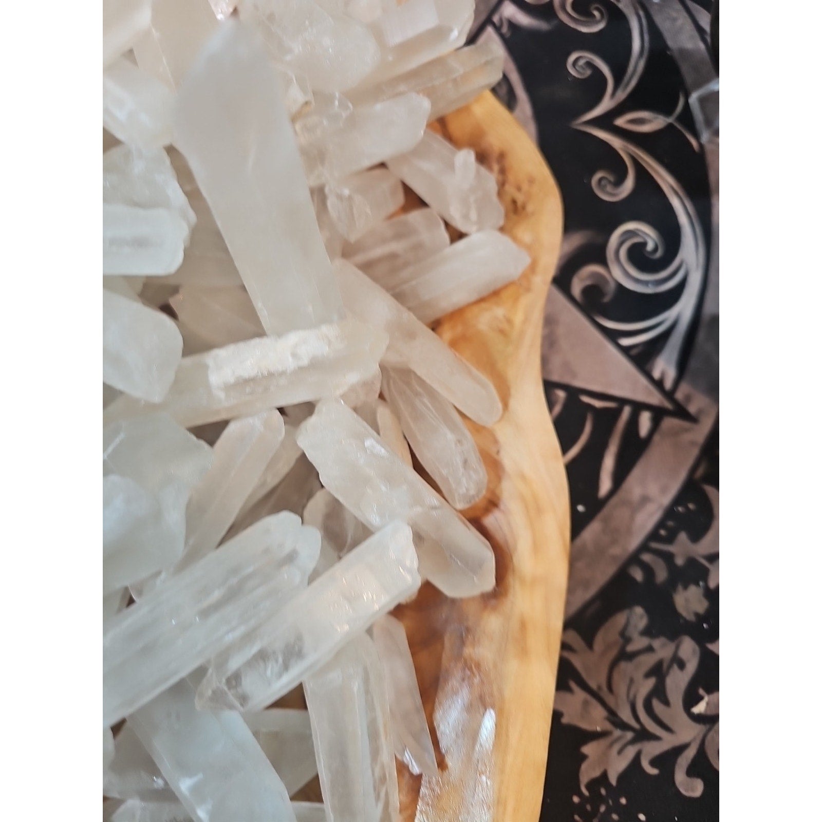1lb Natural Clear Quartz Crystal Points Original Stones Brazil by CrystalCloud Company