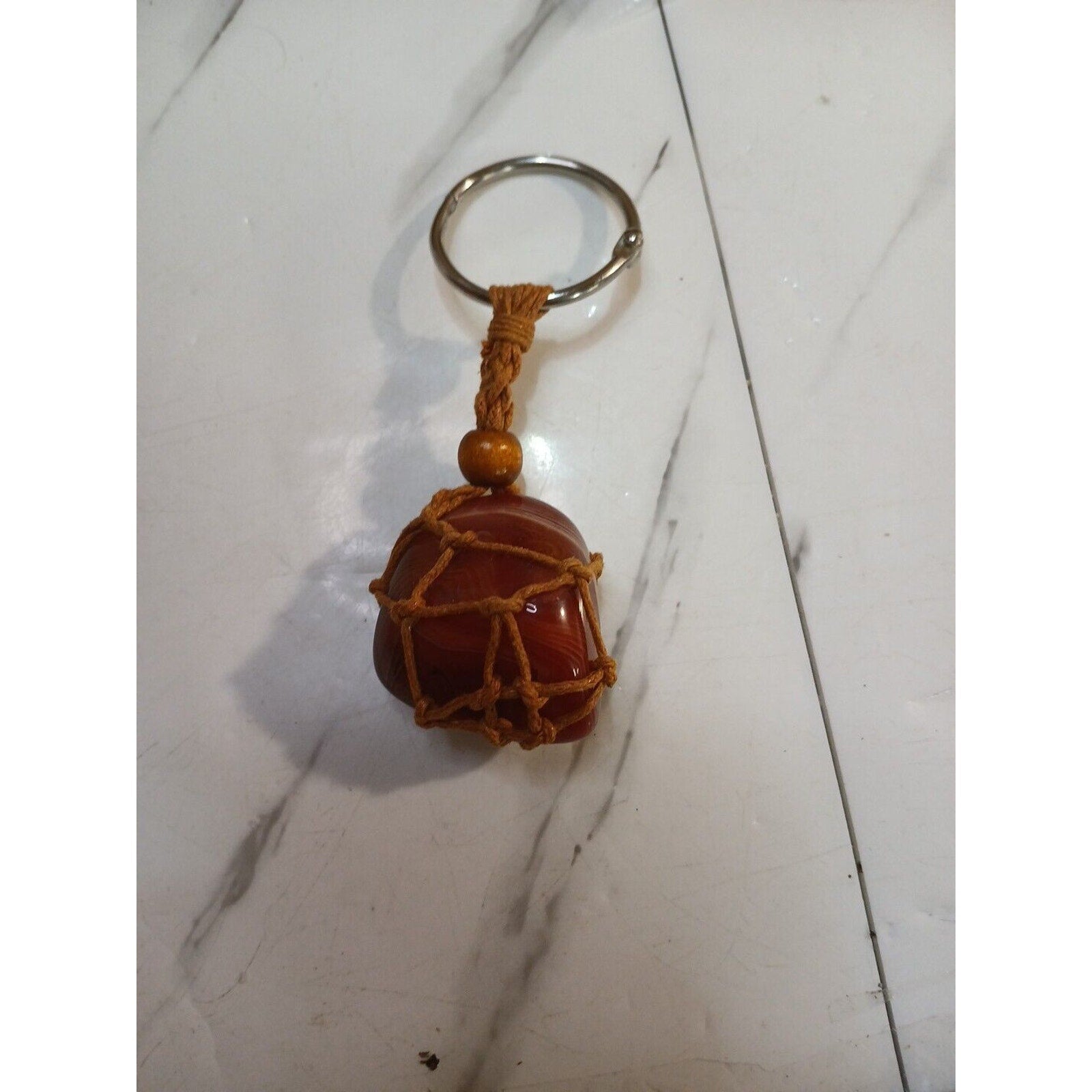 Agate key chain by CrystalCloud Company