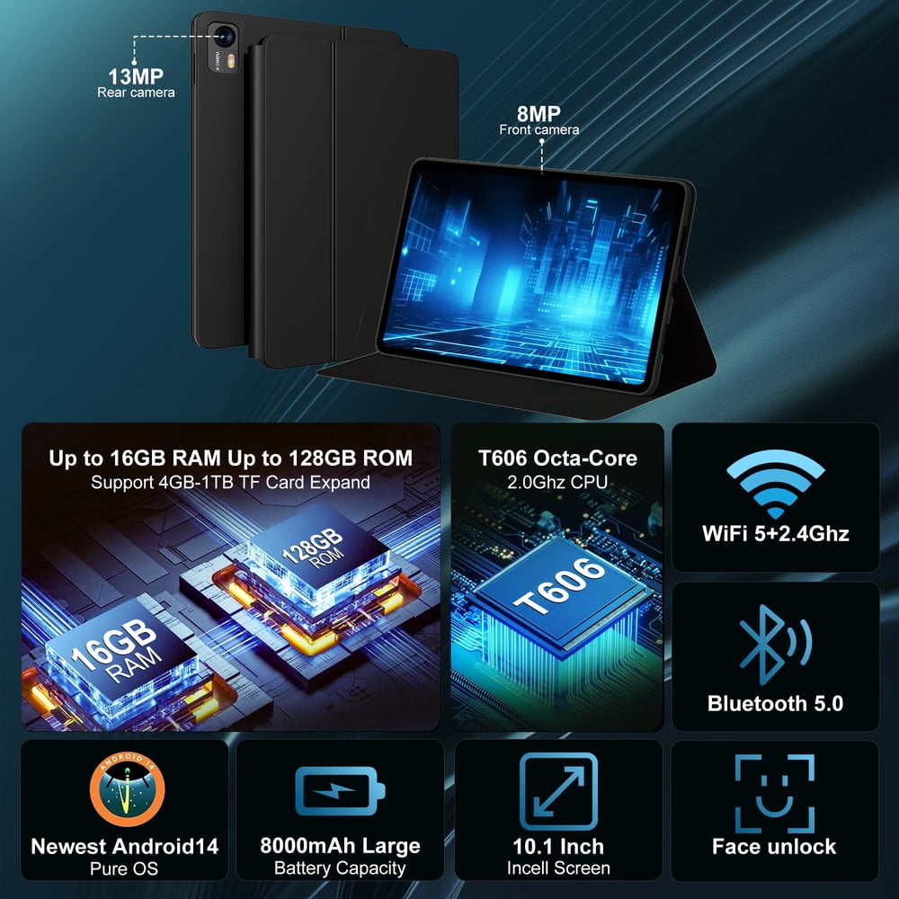 SHOUDUM Android 14 Tablet specs