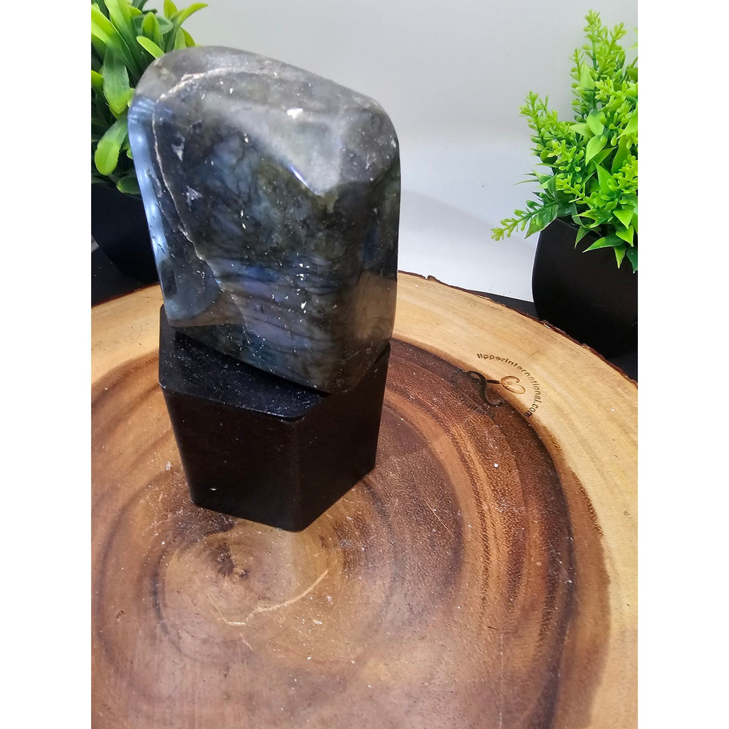 Labradorite Freeform on Metal Stand 1lb