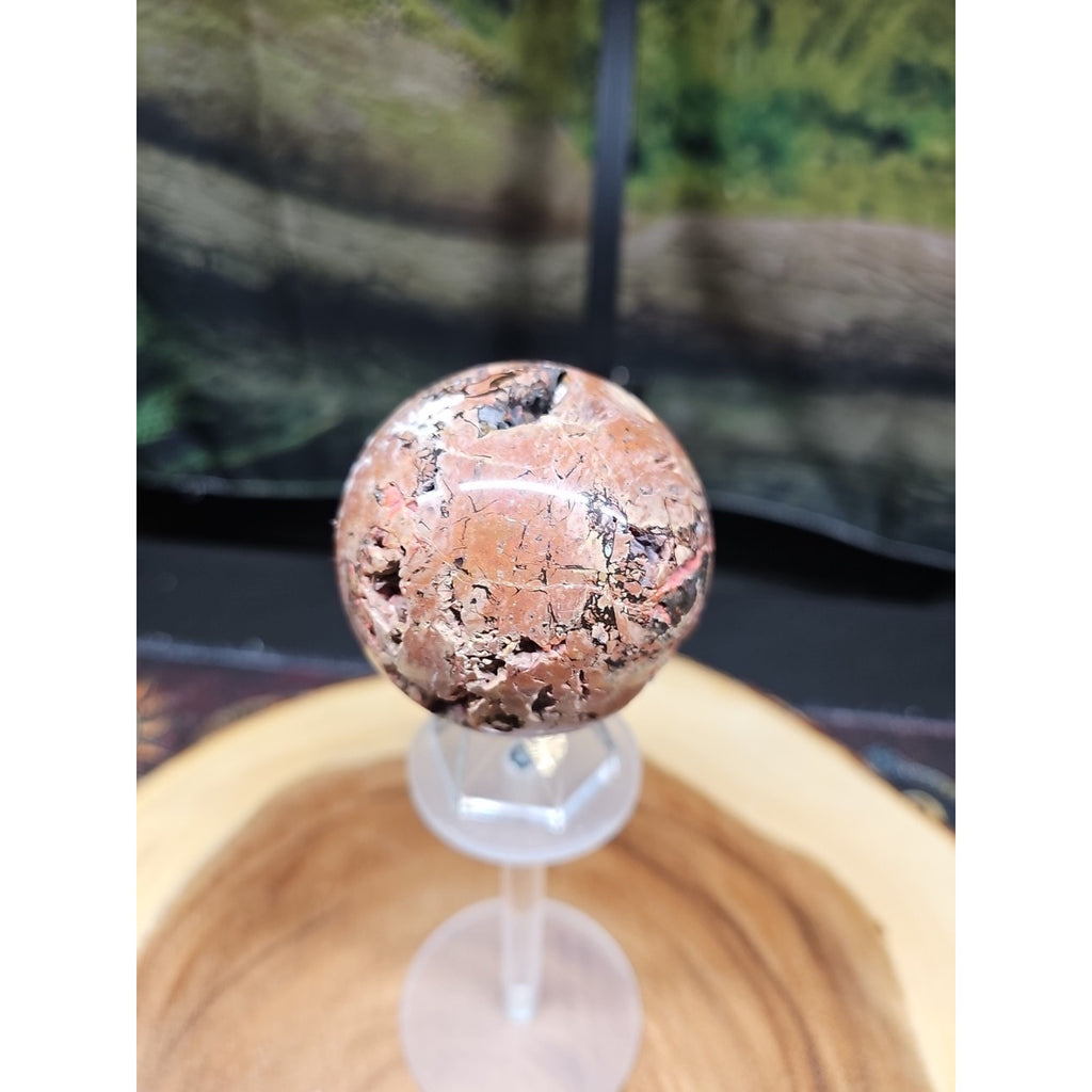 .74LB Natural Vesuvianite Agate Carnelian Crystal Geode Sphere Ball Healing by CrystalCloud Company