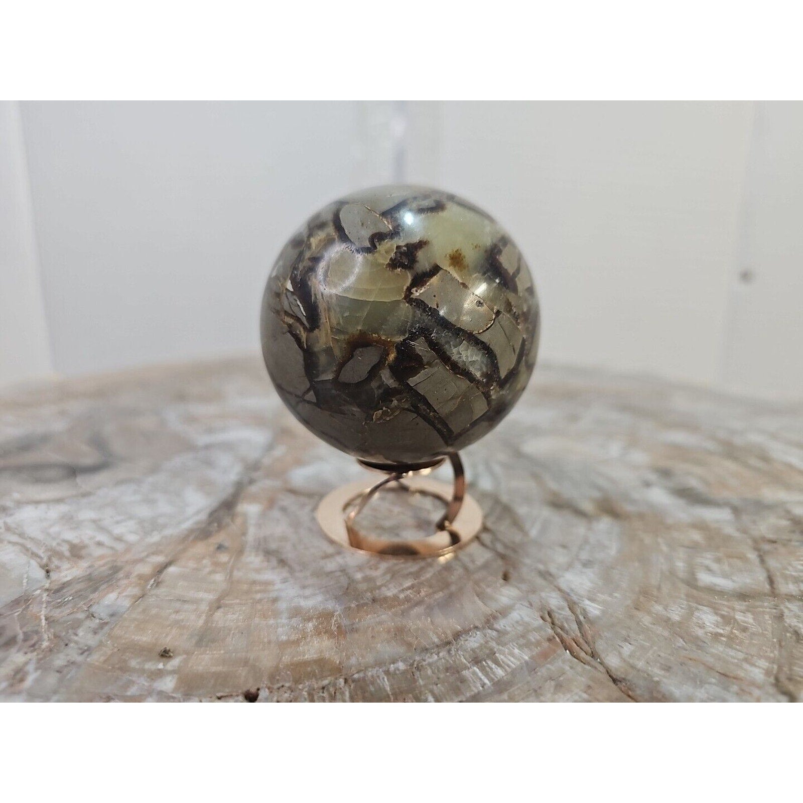 1pcs 241g Natural Septarian Sphere Crystal Healing Energy by CrystalCloud Company