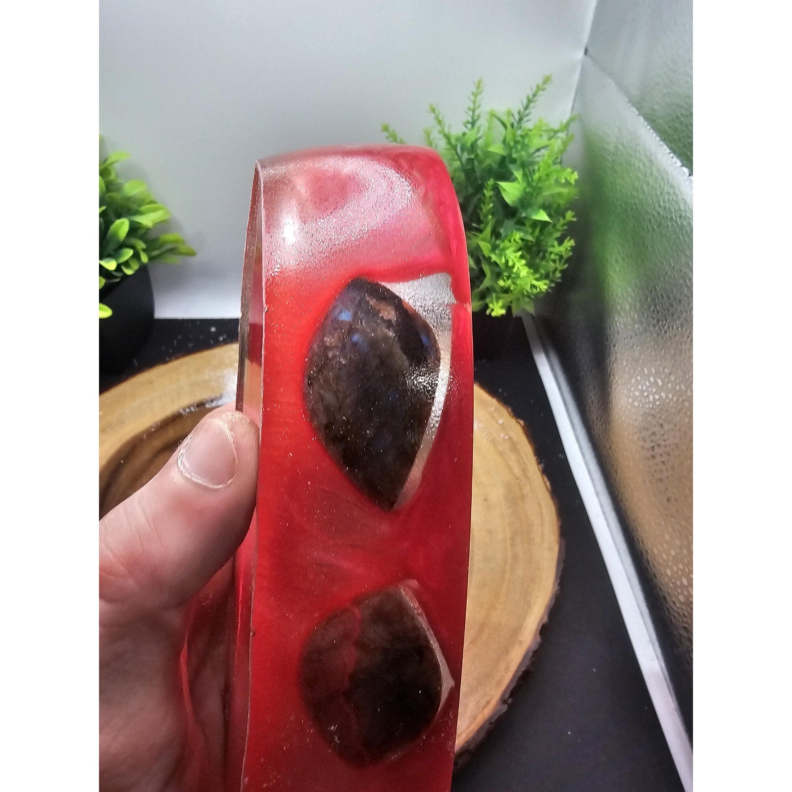 Labradorite Candle Vessel by CrystalCloud Company