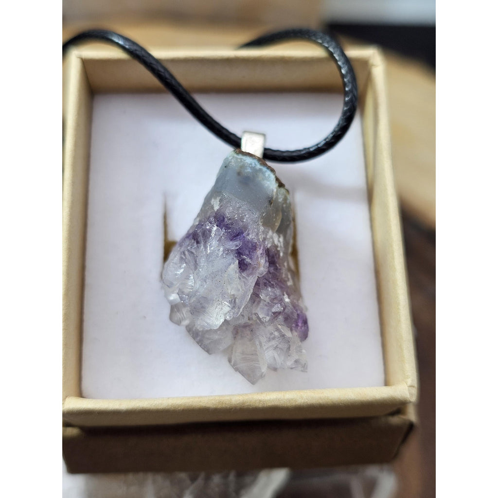 Amethyst Crystal Necklace by CrystalCloud Company