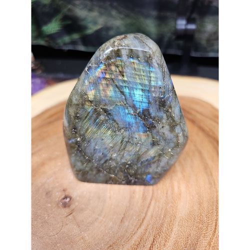 1.48LB 1Pcs Natural Rainbow Labradorite Crystal Spectrolite Stone by CrystalCloud Company
