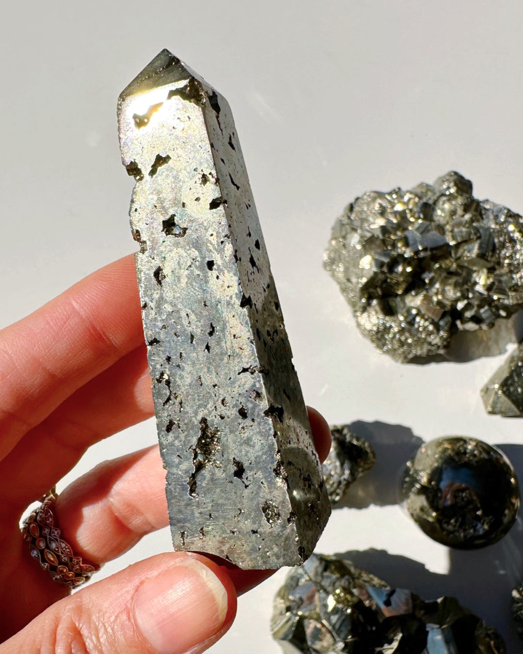 Pyrite Obelisk by Baltic Mermaid