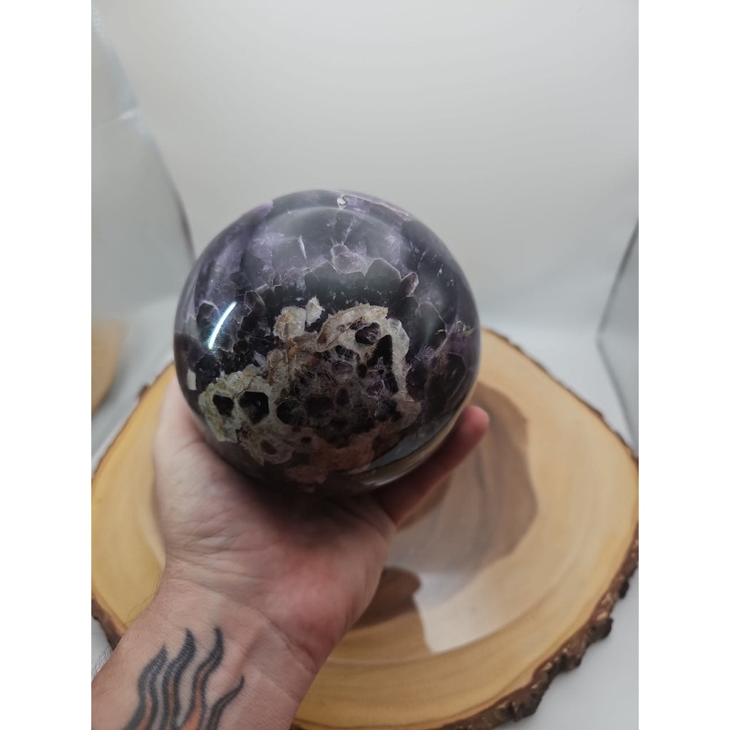 5.6LB Natural Dream Amethyst Sphere Quartz Crystal Ball by CrystalCloud Company