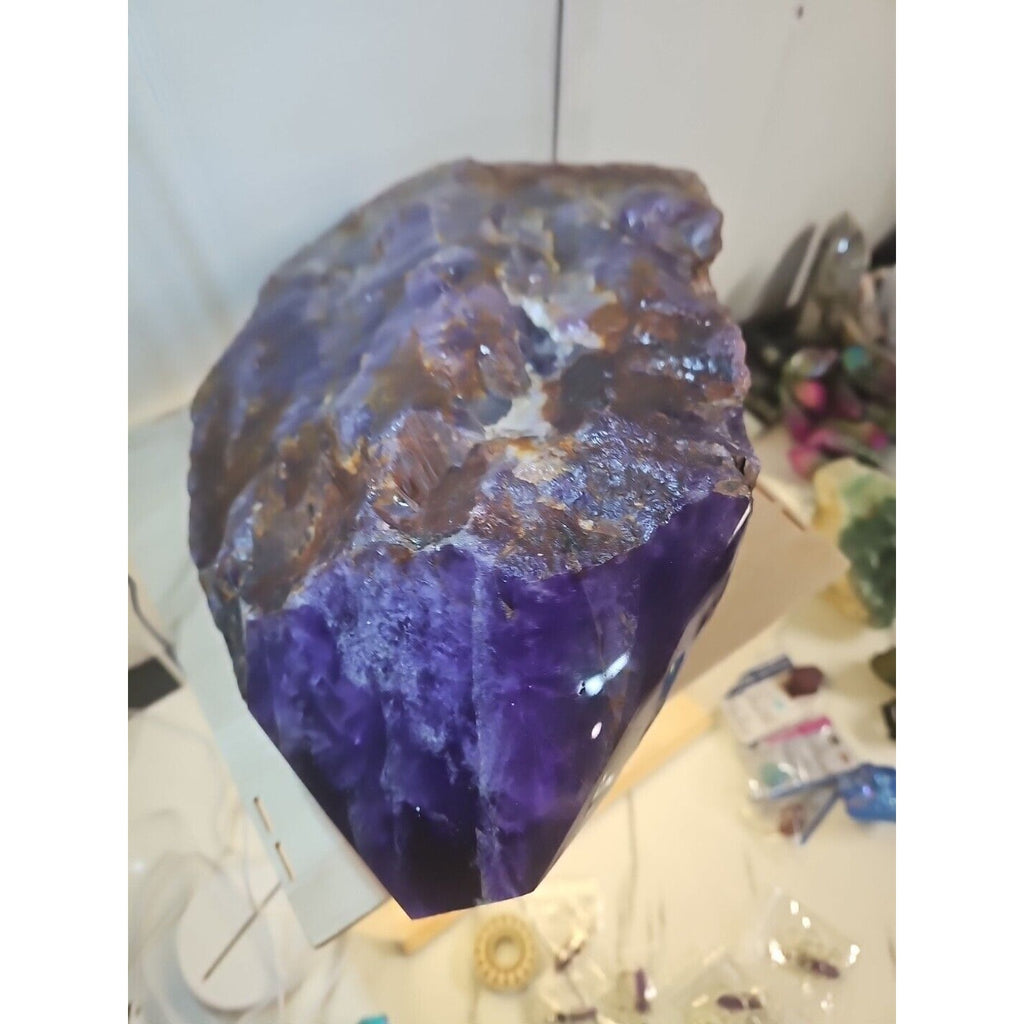 Large Natural Amethyst Geode Cluster — 36.3 lbs, Brazil | CrystalCloud Company by CrystalCloud Company