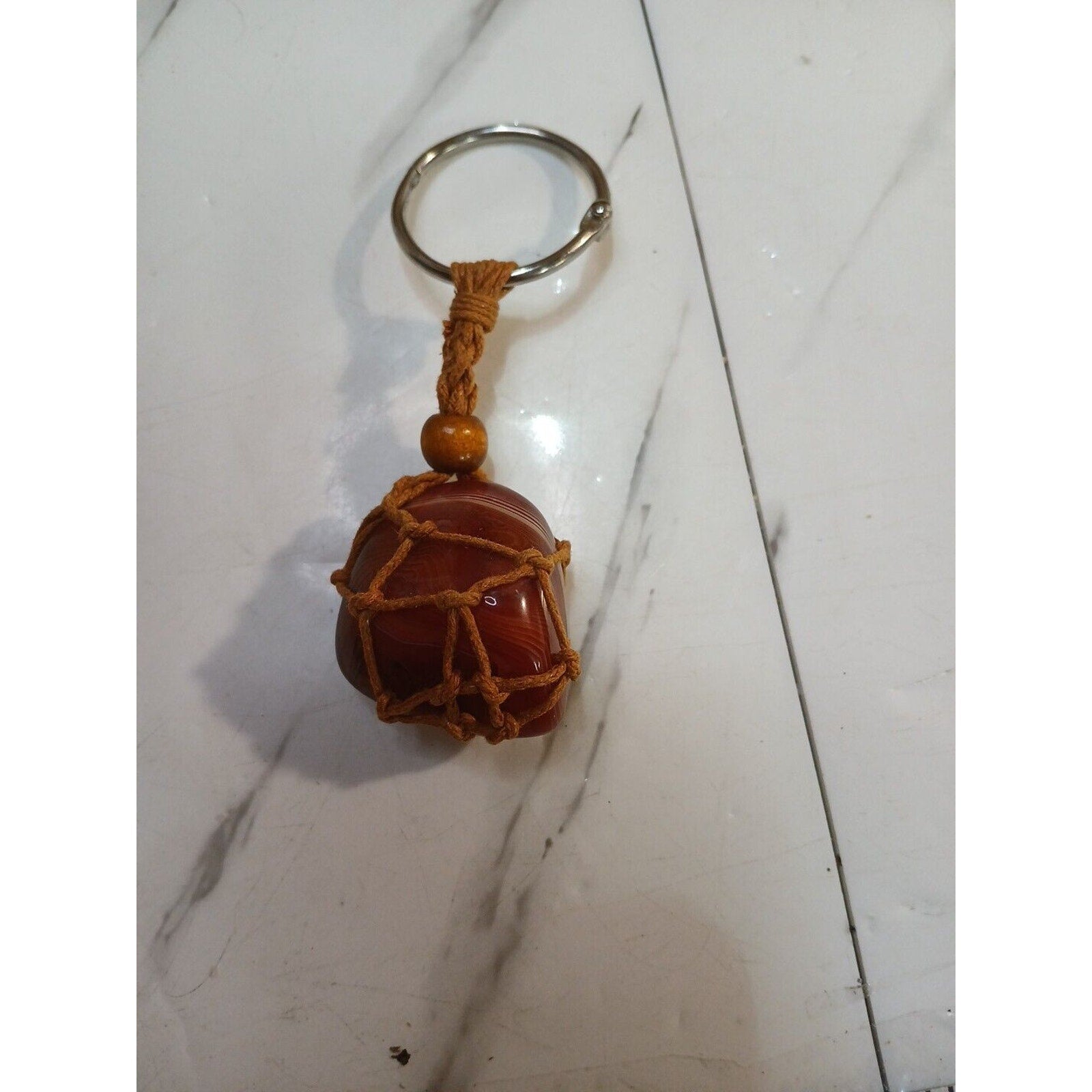 Agate key chain by CrystalCloud Company