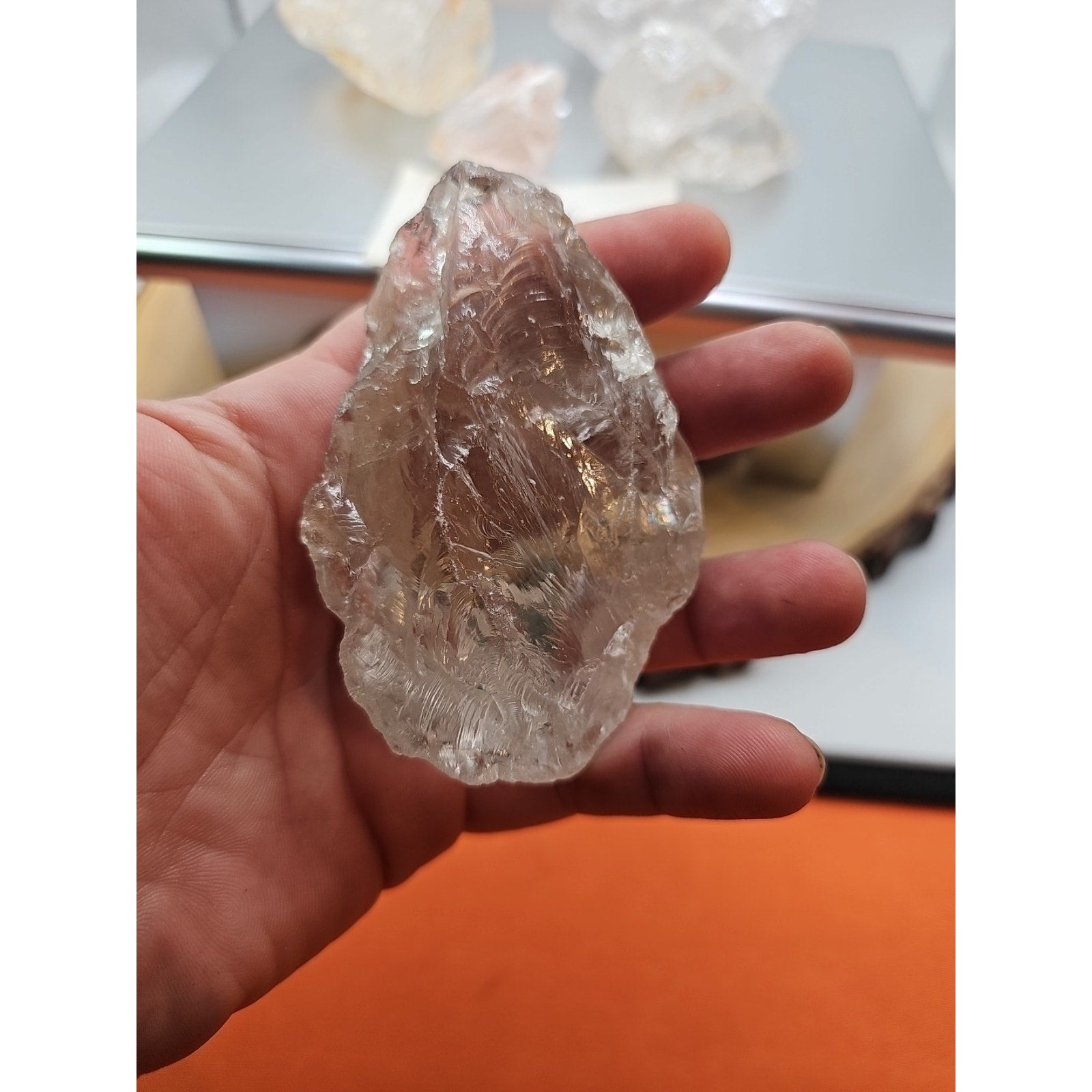 Quartz Crystal Clusters 1.48lbs 5pcs From Madagascar by CrystalCloud Company