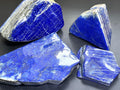 Large Blue Lapis Lazuli Freeform Polished Slab Boulders Carvings Wholesale by Amazing Crystals