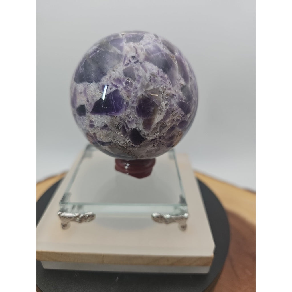 Madagascar Amethyst Crystal Sphere — 373g, 61mm, Collector's Piece | CrystalCloud Company by CrystalCloud Company