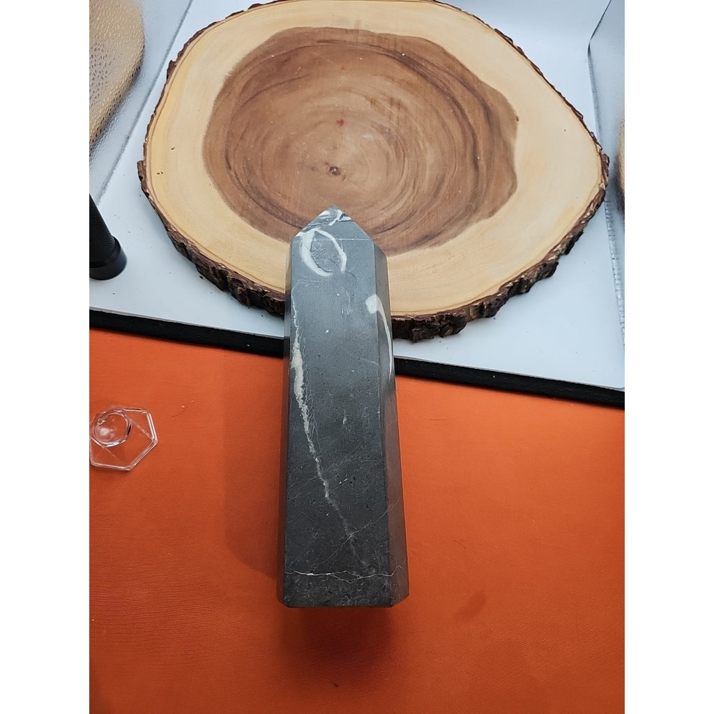 3.14lb 1000 Eye Jasper Quartz Tower 9in Tall Has Chip On Top by CrystalCloud Company