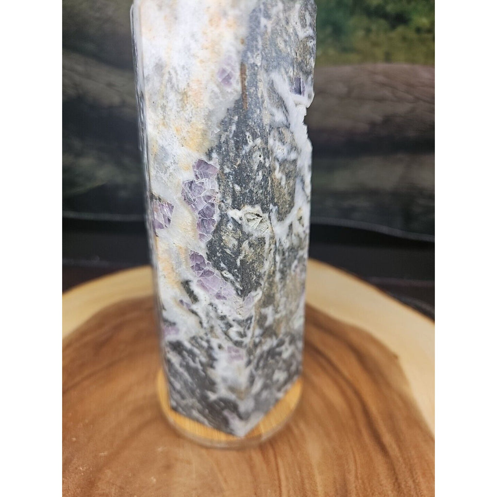 3.41LB 1Pcs Natural Rainbow Fluorite Quartz Crystal Point Tower Polished Healing by CrystalCloud Company