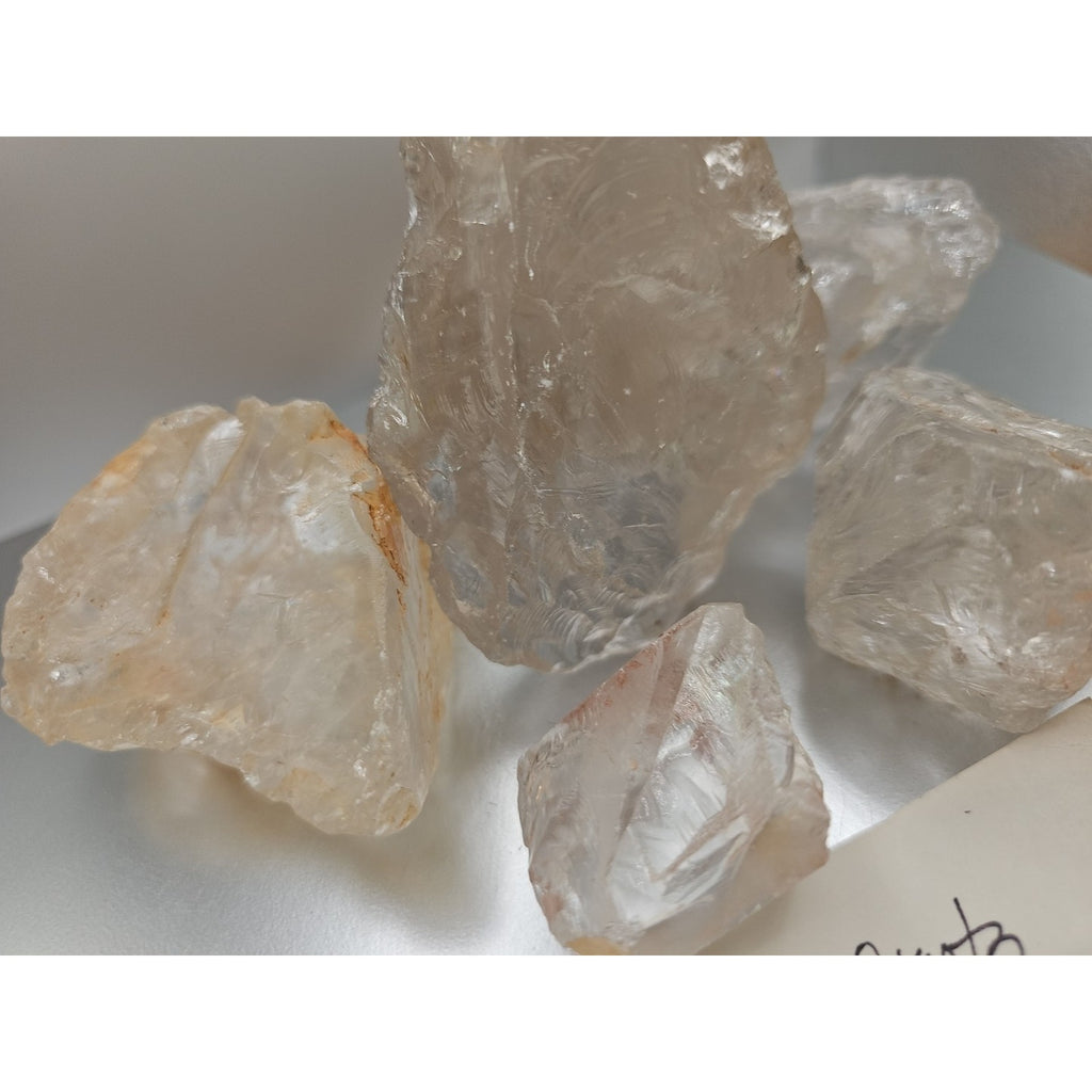 Quartz Crystal Clusters 1.48lbs 5pcs From Madagascar by CrystalCloud Company