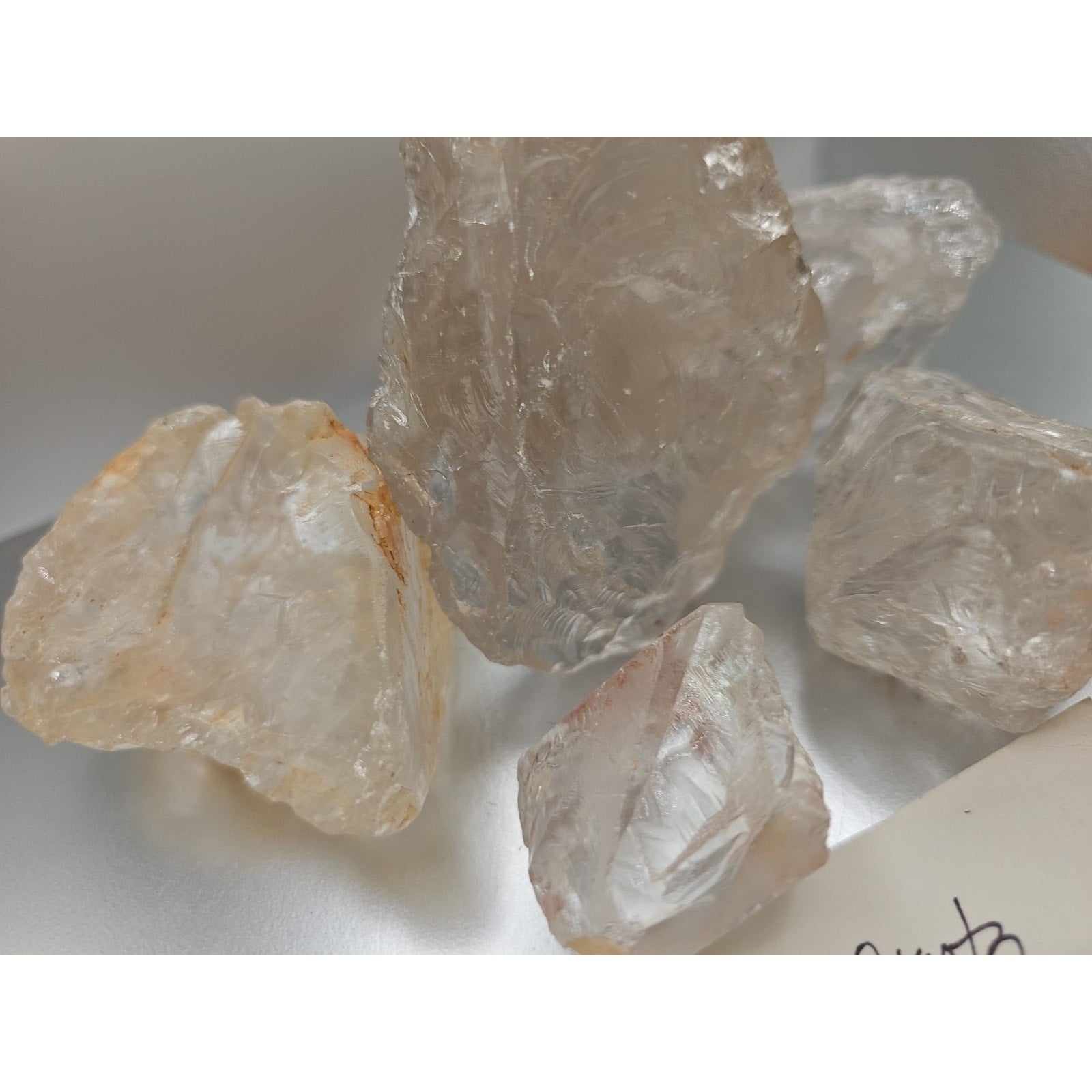 Quartz Crystal Clusters 1.48lbs 5pcs From Madagascar by CrystalCloud Company