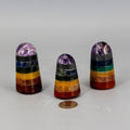 7 Chakras Crystal Pillar Natural Gemstone Full Spectrum