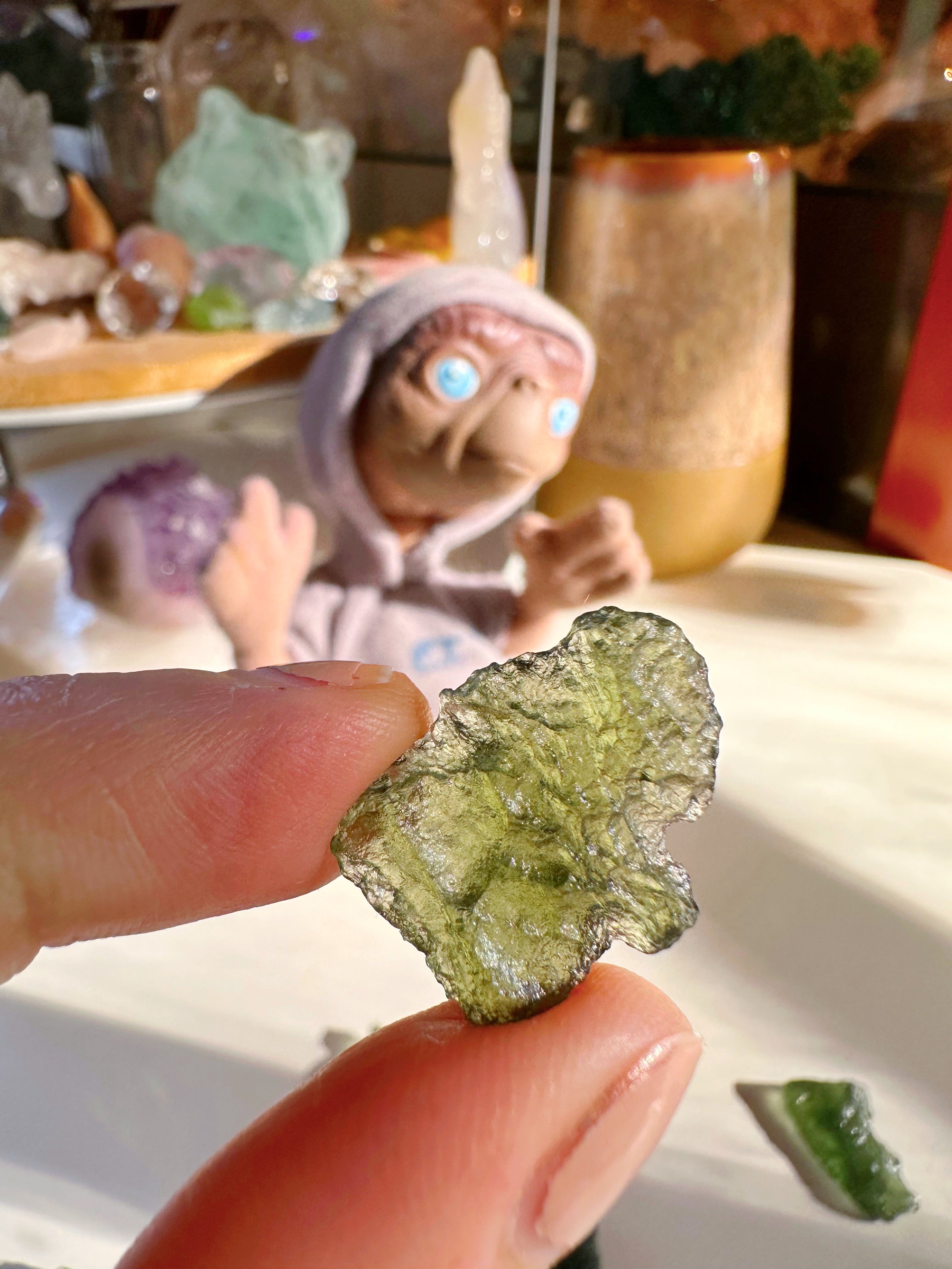Chlum Moldavite #6 - AA
