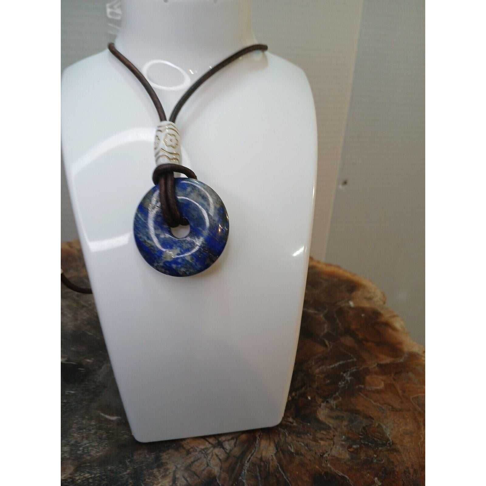 Lapis Lazuli Necklace Handemade by CrystalCloud Company