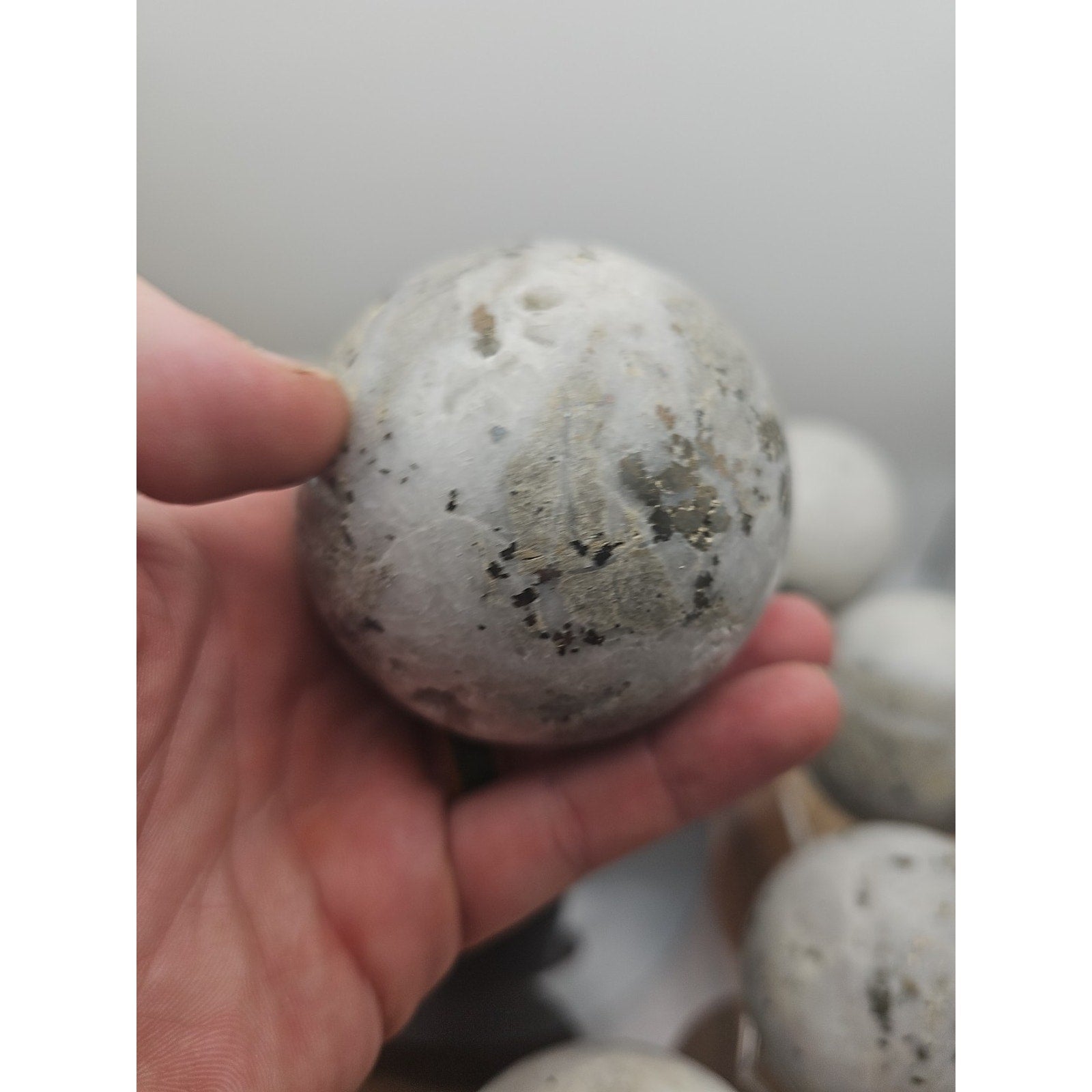 1 Each Natural Golden Pyrite & Jasper Crystal Sphere Ball Polished 55mm + by CrystalCloud Company