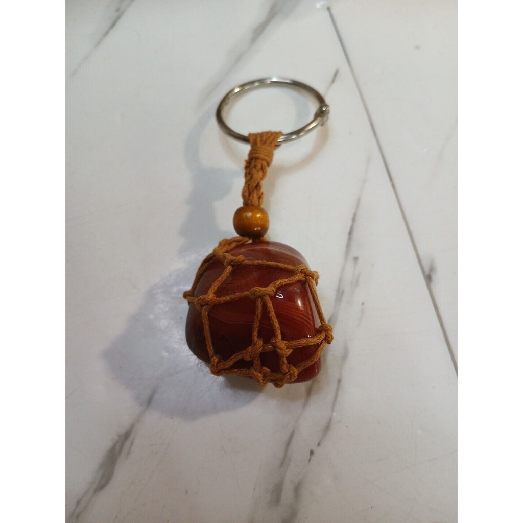 Agate key chain by CrystalCloud Company