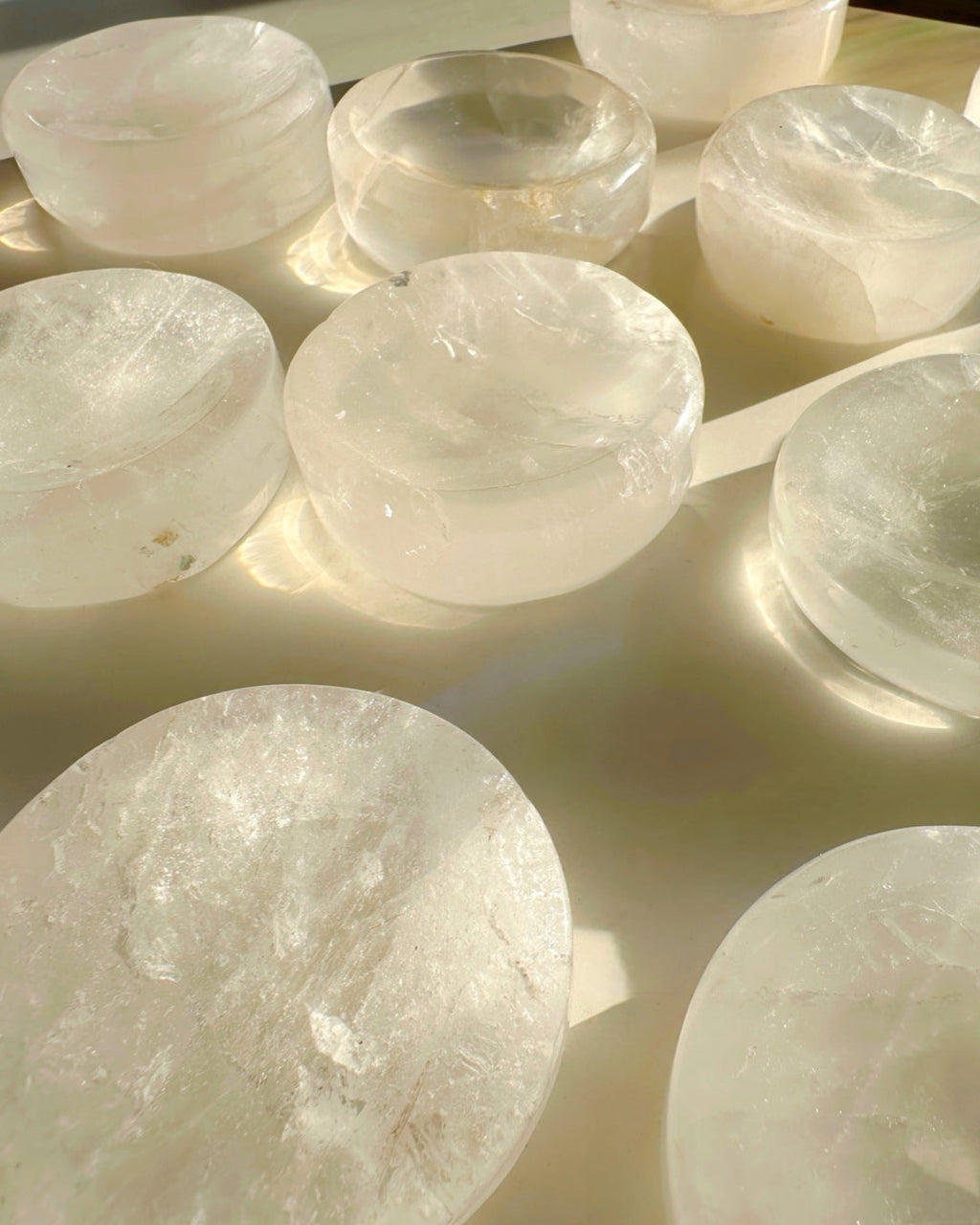 Clear Quartz Sphere Stand/Small Dish by Baltic Mermaid