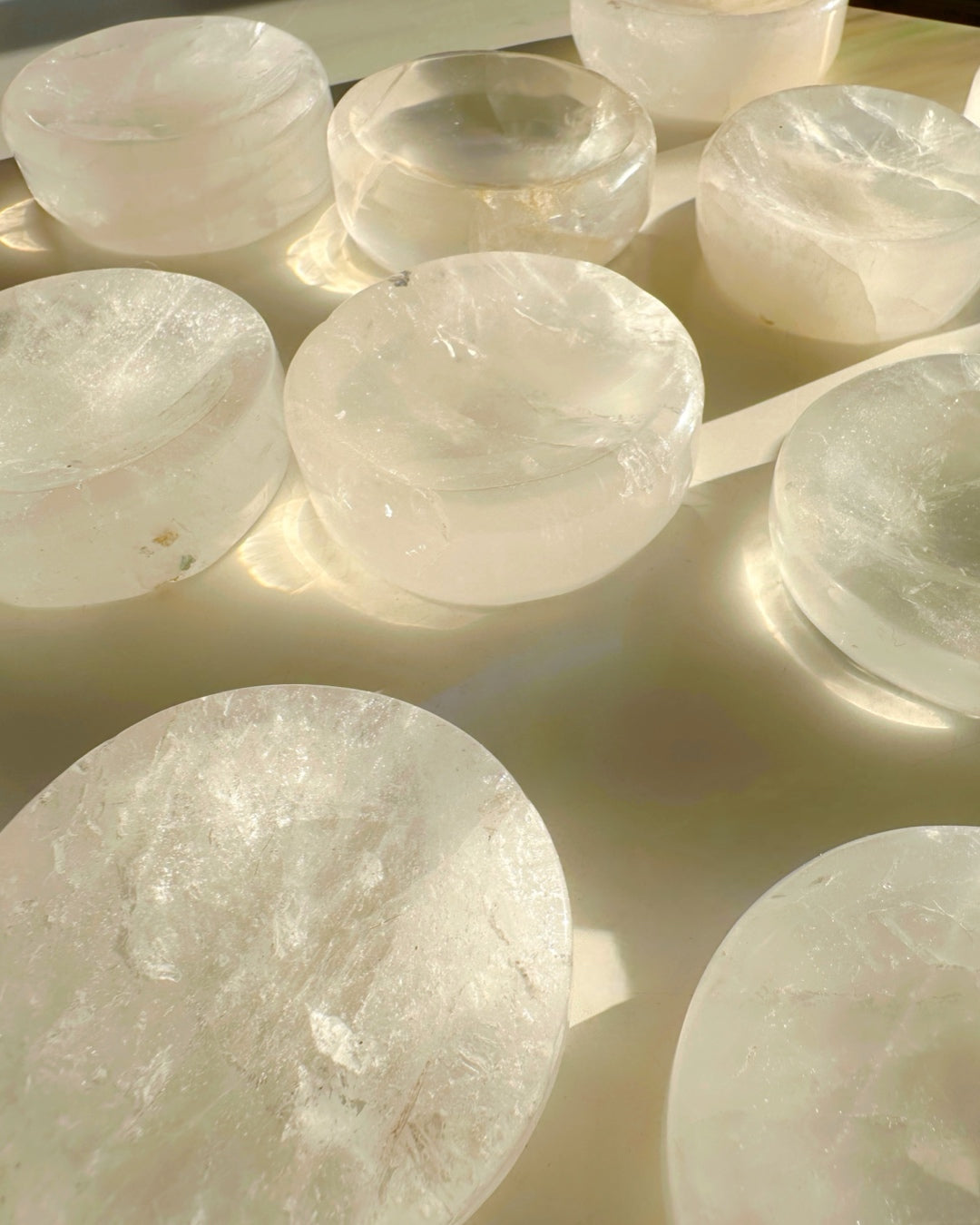 Clear Quartz Sphere Stand/Small Dish by Baltic Mermaid