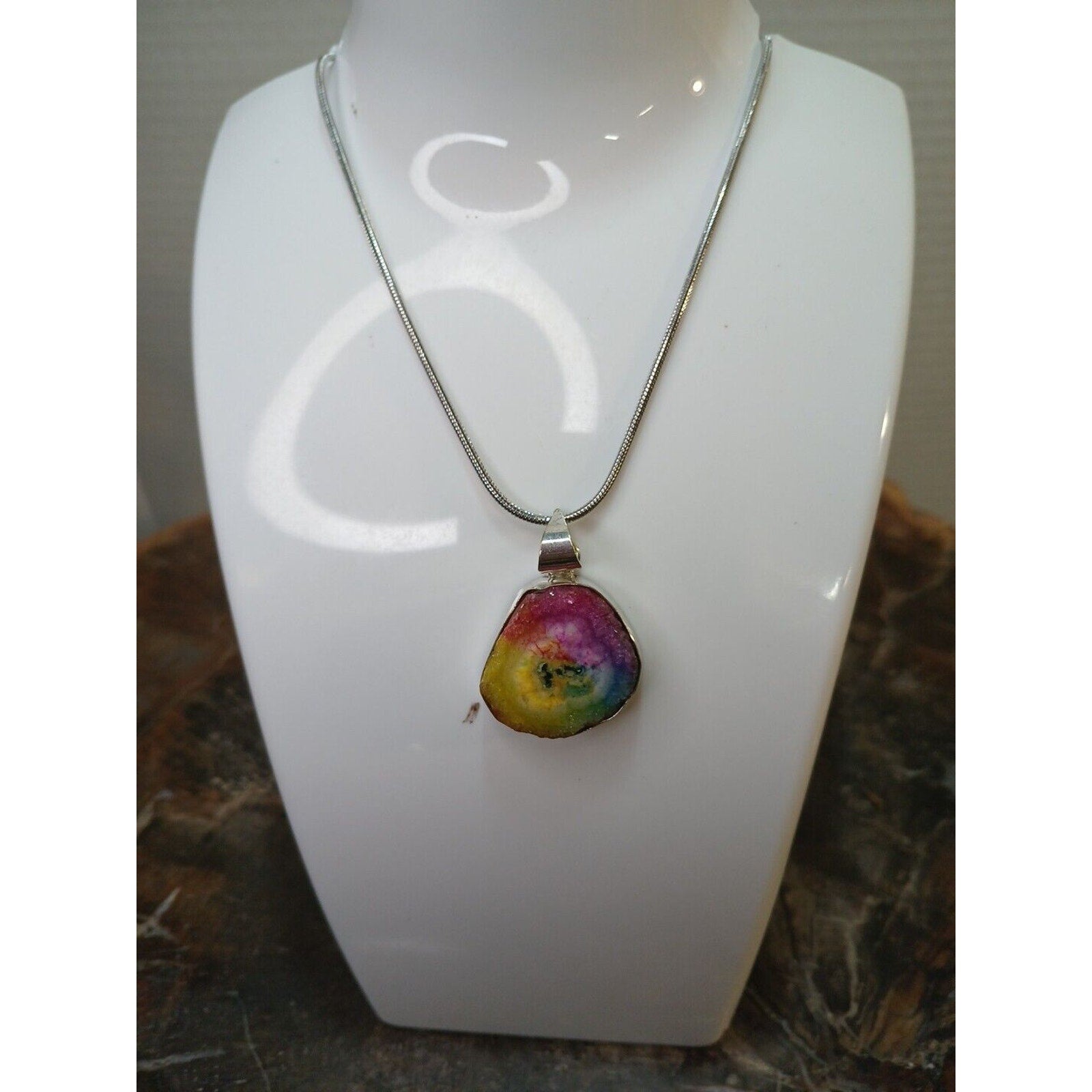 Druzy Necklace by CrystalCloudCompany