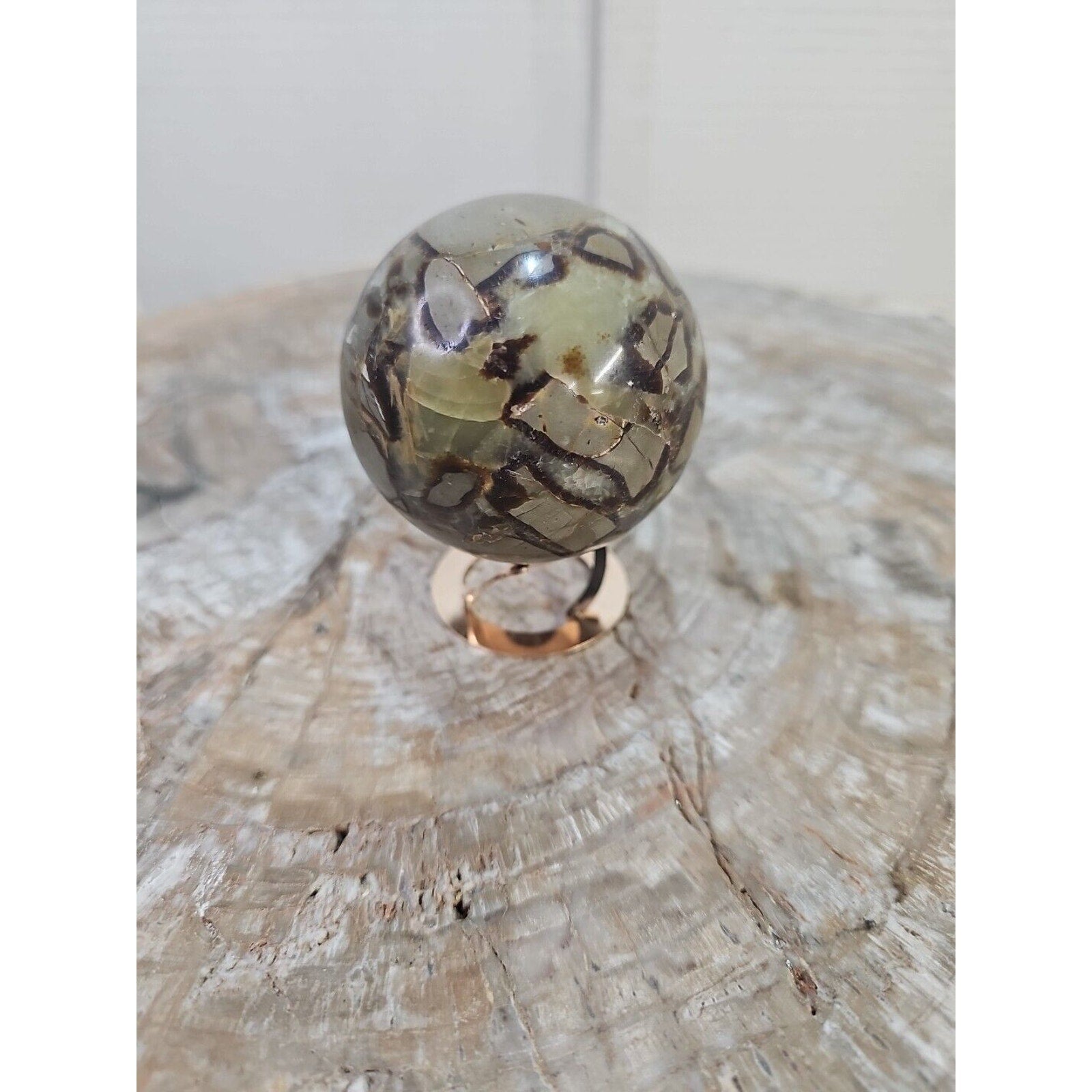 1pcs 241g Natural Septarian Sphere Crystal Healing Energy by CrystalCloud Company
