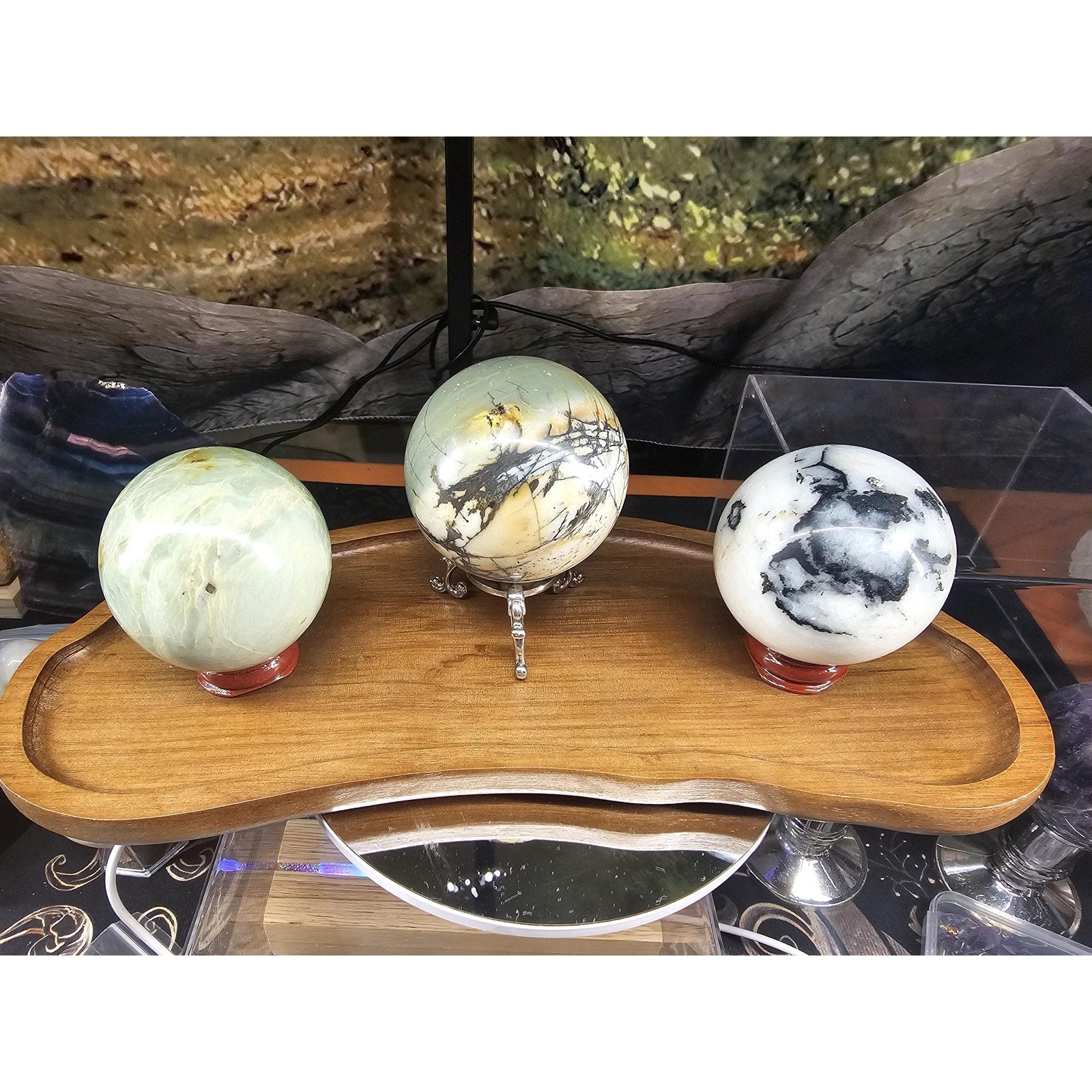 Ocean jasper spheres 60mm+ by CrystalCloud Company