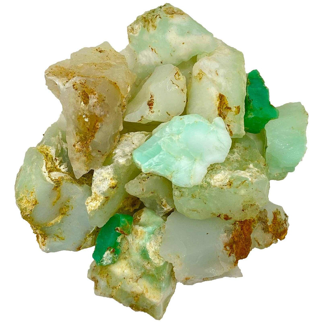 Rough White Lime Chrysoprase – Raw Stone from Indonesia by Sacred Crystals