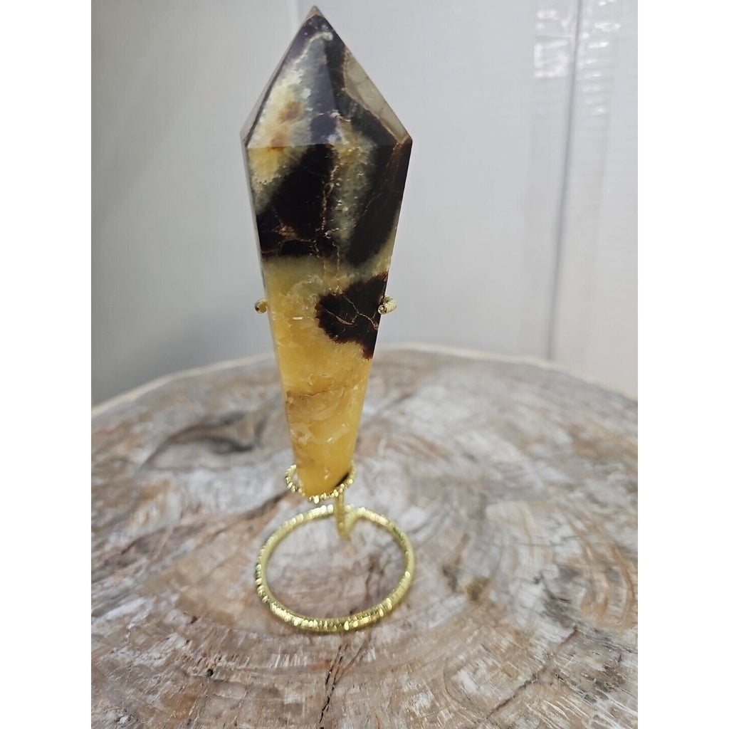 Dragon Septarian Geode Scepter Crystal Tower — 251g, Madagascar | CrystalCloud Company by CrystalCloud Company