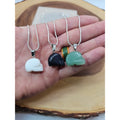 Set Of 3 Shull Pendants W/sterling Silver Chain by CrystalCloud Company