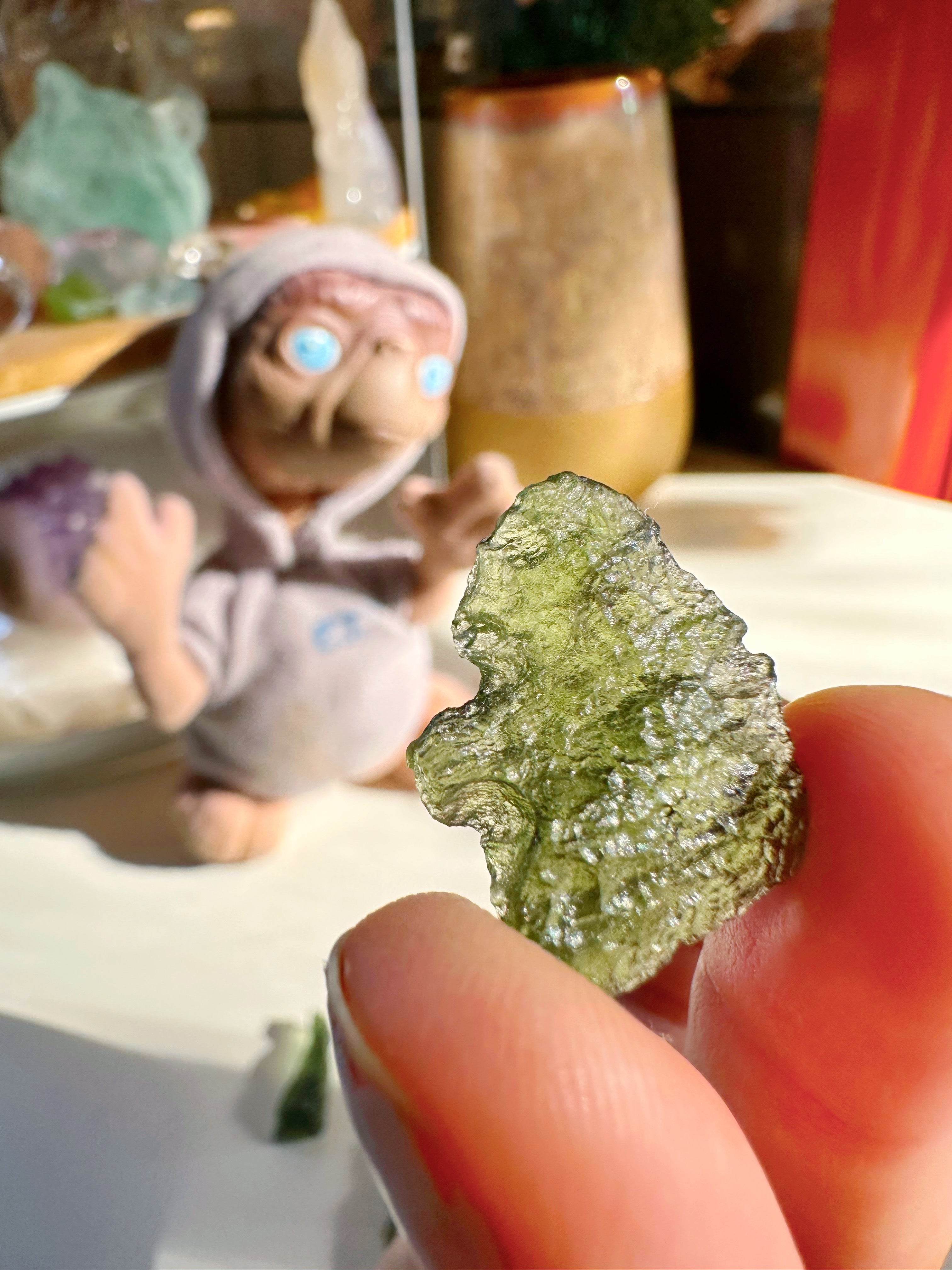 Chlum Moldavite #6 - AA