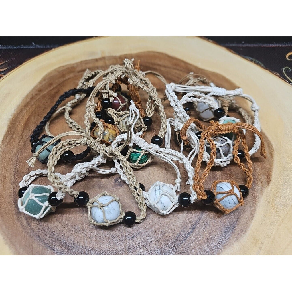 13pcs Hemp Rope Bracklet Lot Wholesale by CrystalCloud Company
