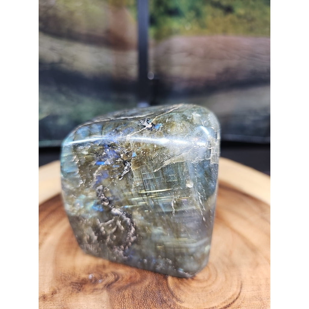 1.60lbs Natural Rainbow Labradorite Crystal Gem Spectrolite Stone by CrystalCloud Company