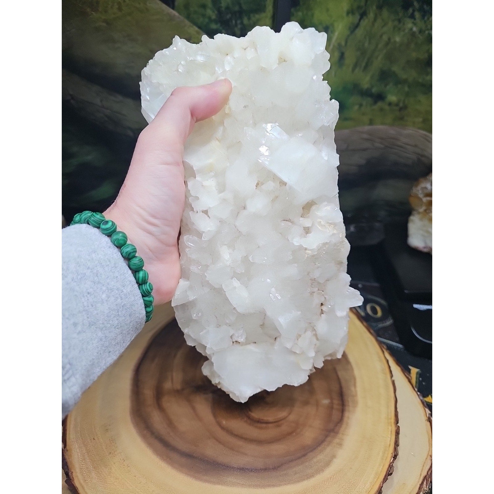 6.2 Lbs White Crystal Quartz by CrystalCloud Company