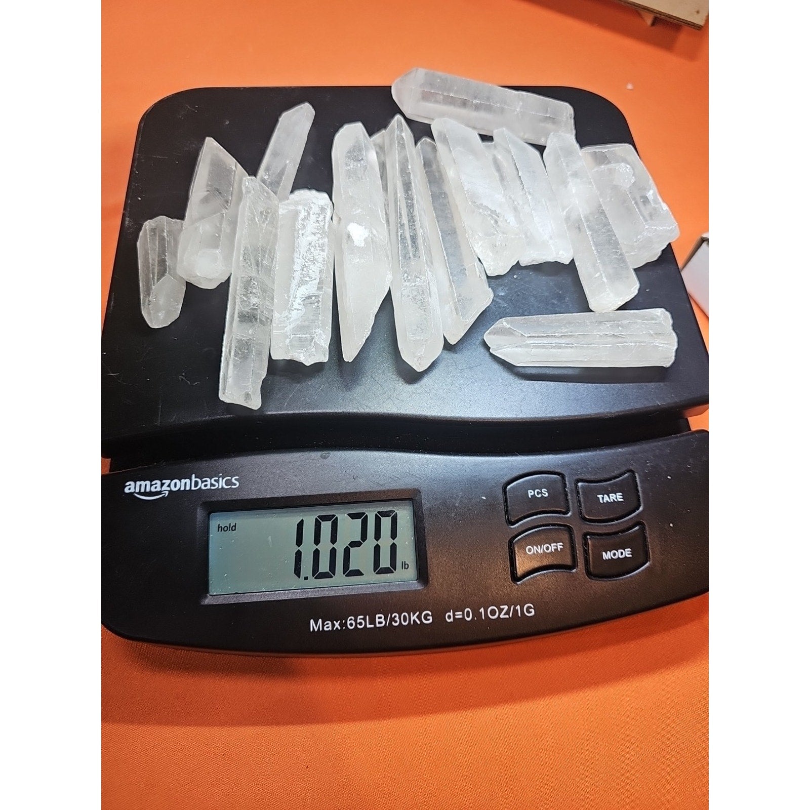 1lb Natural Clear Quartz Crystal Points Original Stones Brazil by CrystalCloud Company