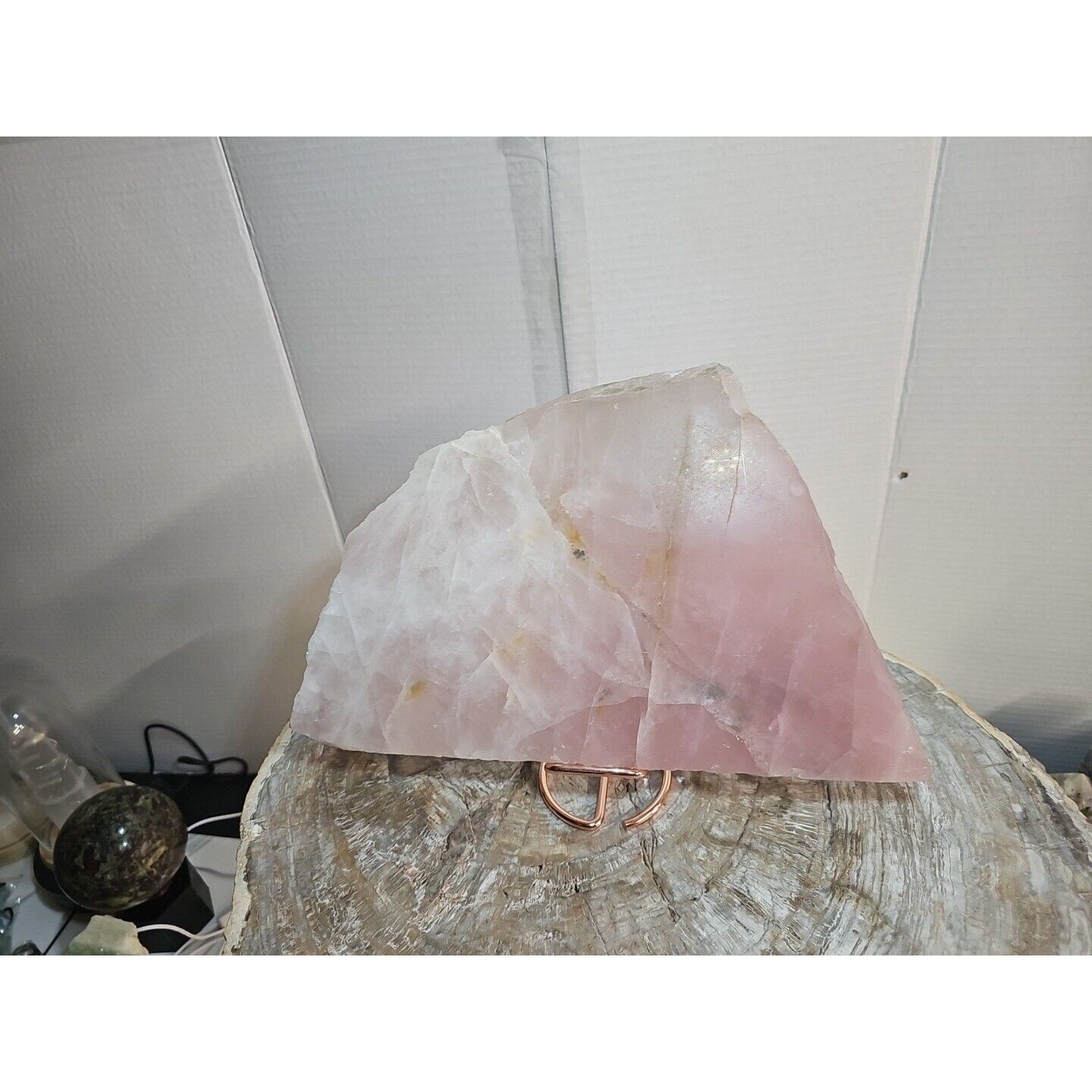 Natural Rose Quartz Crystal Stone Slices — 5.72 lbs from China | CrystalCloud Company by CrystalCloud Company
