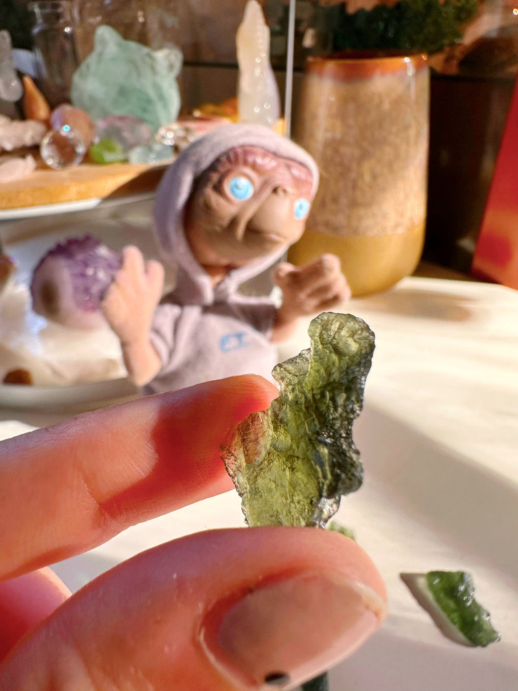 Chlum Moldavite #6 - AA