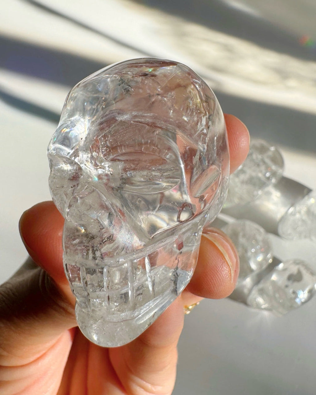 Clear Quartz Skull